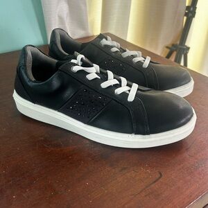 Bzees LifeStride Women's 8.5 Happy Friday Sneaker Black Rhinestone Comfort Shoe